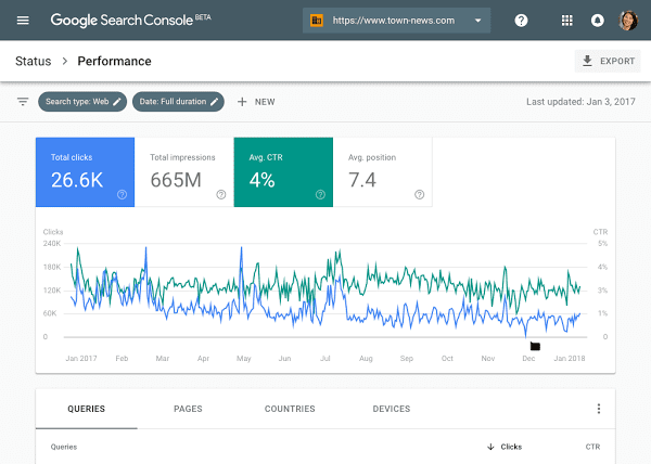 New Search Console