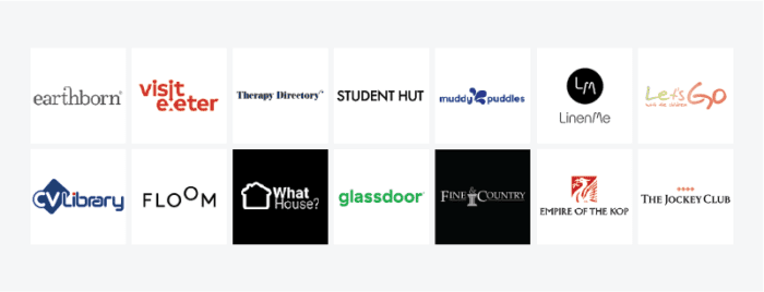 Glass Digital - Where We Built Links 2020 - complementary business logos